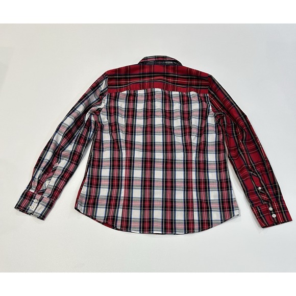 Classic Plaid Button-Up Tailored Preppy Look Timeless Pattern J Crew Women's 2 - Picture 5 of 8